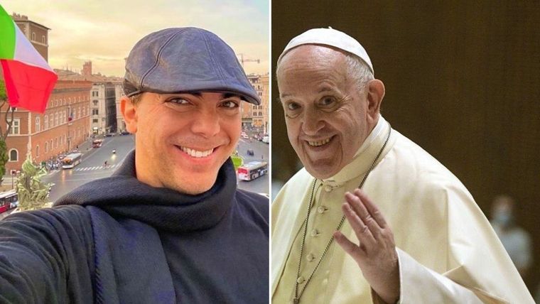 Cristian Castro, papa Francisco Fuente: Instagram Cristian Castro Pop y papa Francisco