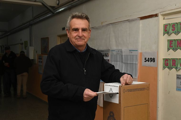 Agustín Rossi se la agarró con el plan de Javier Milei Foto: Telam