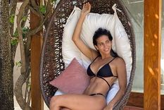 cinthia fernandez lucio un bikini muy atrevido a la salida de la pileta ¿lo usarias?