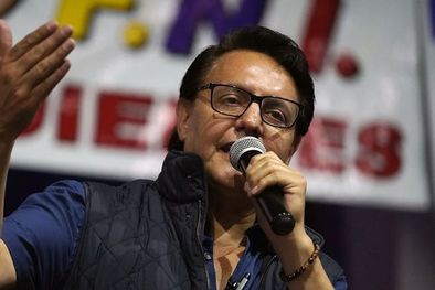 MDZol | El candidato presidencial Fernando Villavicencio fue asesinado el miércoles después de un mitin político. Foto: EPA