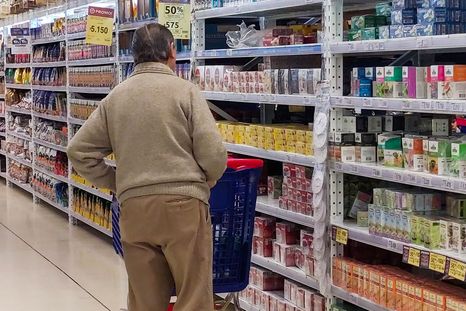 La inflación de alimentos se mantuvo prácticamente estable en la última semana. Foto: Santiago Tagua/MDZ