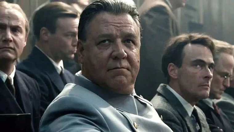 El oscarizado actor sorprende con una llamativa transformación física en Nuremberg. El oscarizado actor sorprende con una llamativa transformación física en Nuremberg.