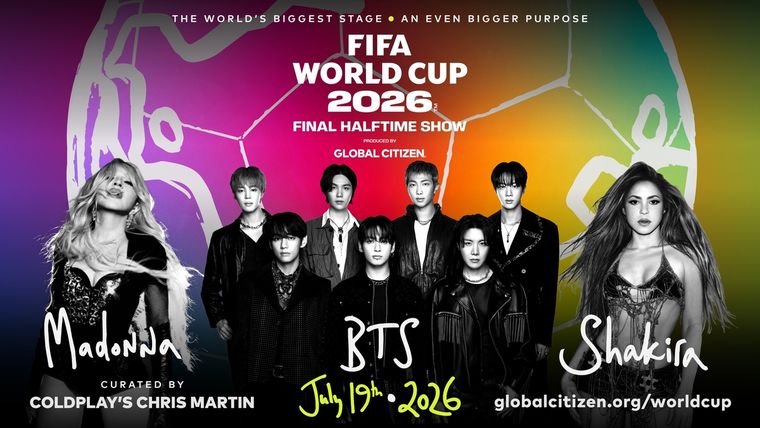 Madonna, BTS y Shakira juntos en la final del Mundial. Madonna, BTS y Shakira juntos en la final del Mundial.