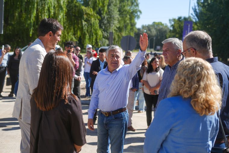 Alfredo Cornejo, inauguración ruta Valle de Uco
