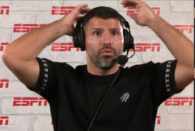 La polémica reacción del Kun Agüero al gol anulado a Racing ante Flamengo
