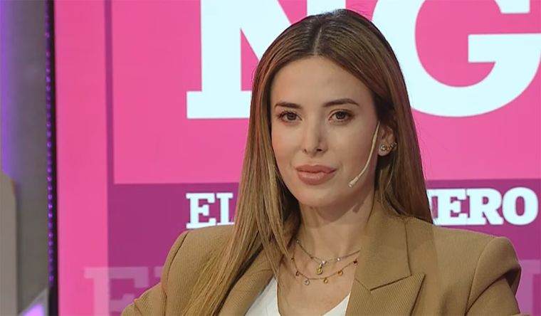 Jesica Cirio lució unas zapatillas de alto valor económico y fue centro de debate en redes sociales Foto: Foto: captura de video Telefe