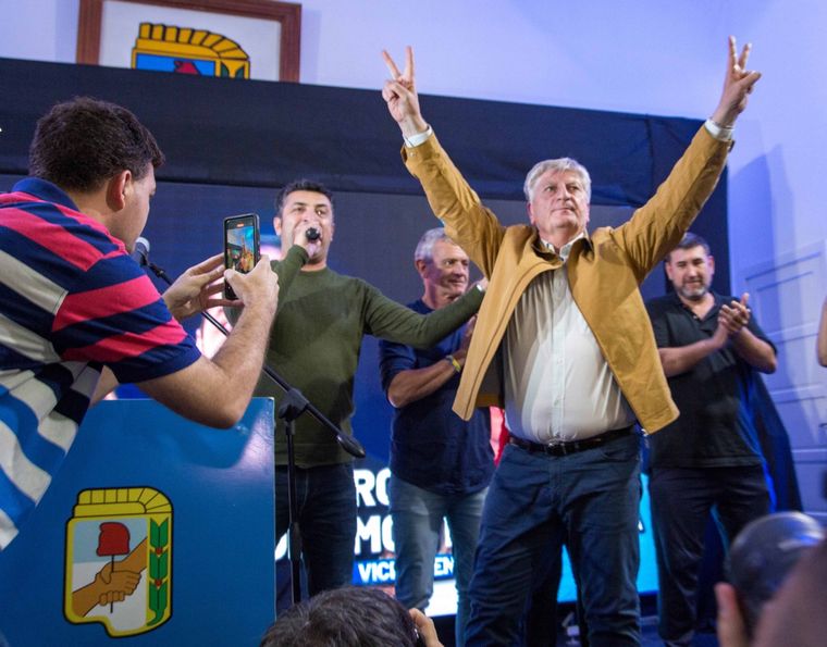 La Pampa Sergio Ziliotto fue uno de los gobernadores peronistas que pudo celebrar, aunque con un margen menor al esperado Foto: Télam