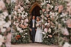 Beatrice y Eduardo, recién casados.