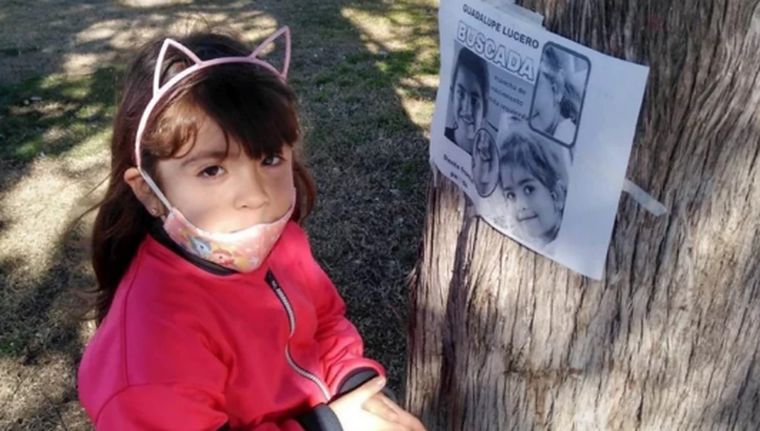 La niña dedicó todos sus ahorros a colaborar con la búsqueda de la pequeña Guadalupe. Foto: Gentileza