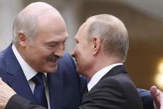 Aleksandr Lukashenko y Vladimir Putin son socios estratégicos y amigos. Foto Dpa Aleksandr Lukashenko y Vladimir Putin son socios estratégicos y amigos. Foto Dpa