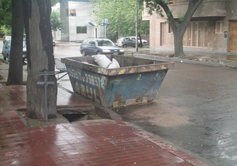 La denunciante dijo que en este contendor fue abusada. Foto: MDZ