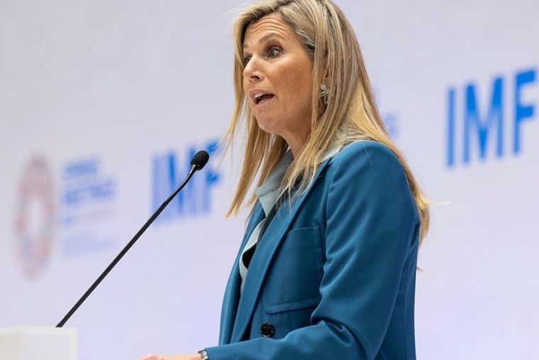 Estos fue el inceíble look de Máxima de los Países Bajos en Sao Paulo. Foto: INSTAGRAM @koninklijkhuis