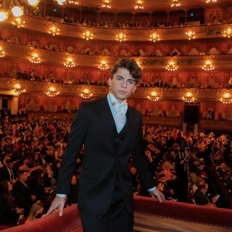 Martín Savi en el Teatro Colón.