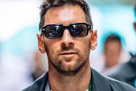 Lionel Messi, cuando estuvo presente en el GP de Miami de la Fórmula 1. Lionel Messi, cuando estuvo presente en el GP de Miami de la Fórmula 1.