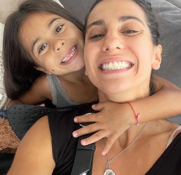 Cinthia Fernández junto a su hija Francesca Foto: Instagram