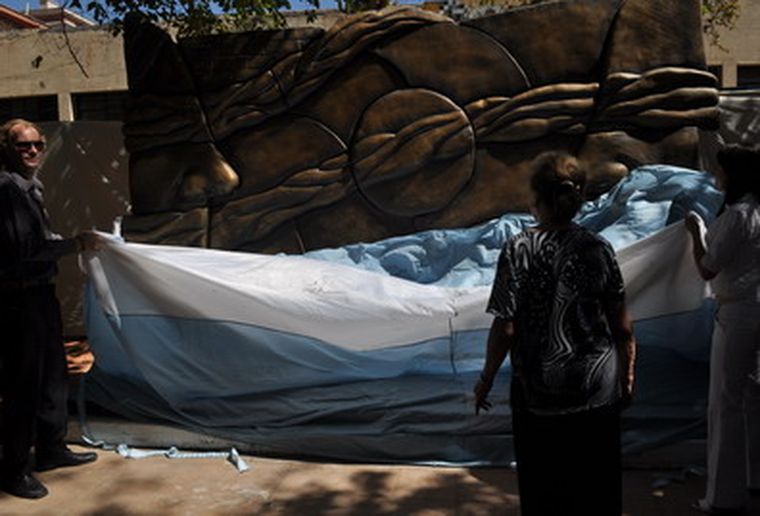 La obra pesa tres toneladas. Foto: Gerardo Gómez/MDZ