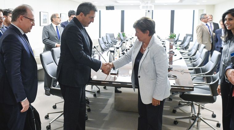 Sergio Massa acordó nuevas metas con el FMI Foto: Ministerio de Economía