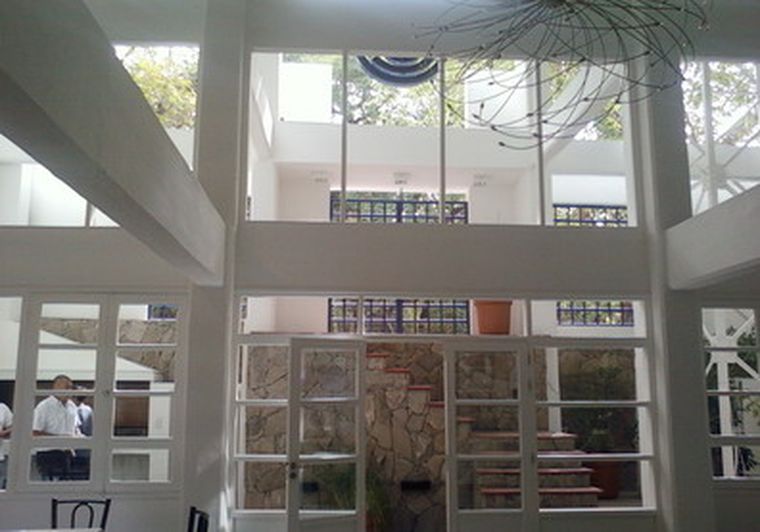 El ingreso al nuevo hotel azul. Foto: MDZ