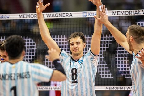 Agustín Loser, referente y figura de la Selección argentina de Vóley. Agustín Loser, referente y figura de la Selección argentina de Vóley.