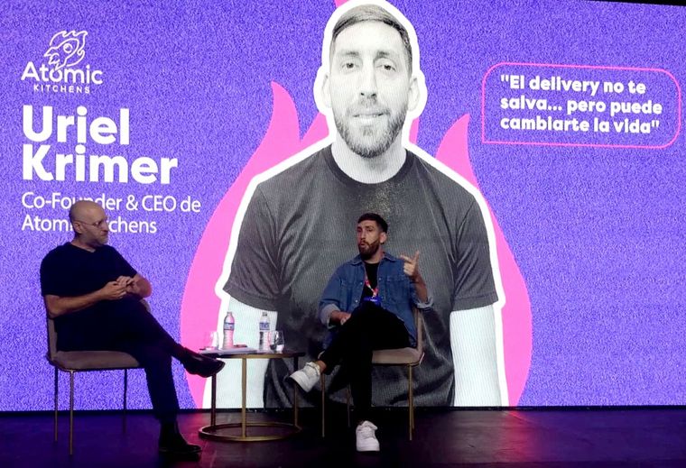 Uriel Krimer CEO de la empresa Atomic Kitchens en la Food Delivery Day