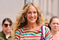 Las fotos de Sarah Jessica Parker en una filmación que volvió loco a sus fans