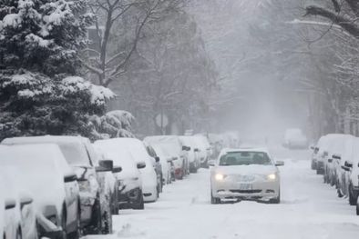 MDZol | Se espera que las condiciones de nieve y las carreteras congeladas generen caos en los viajes este fin de semana. Foto: GETTY IMAGES