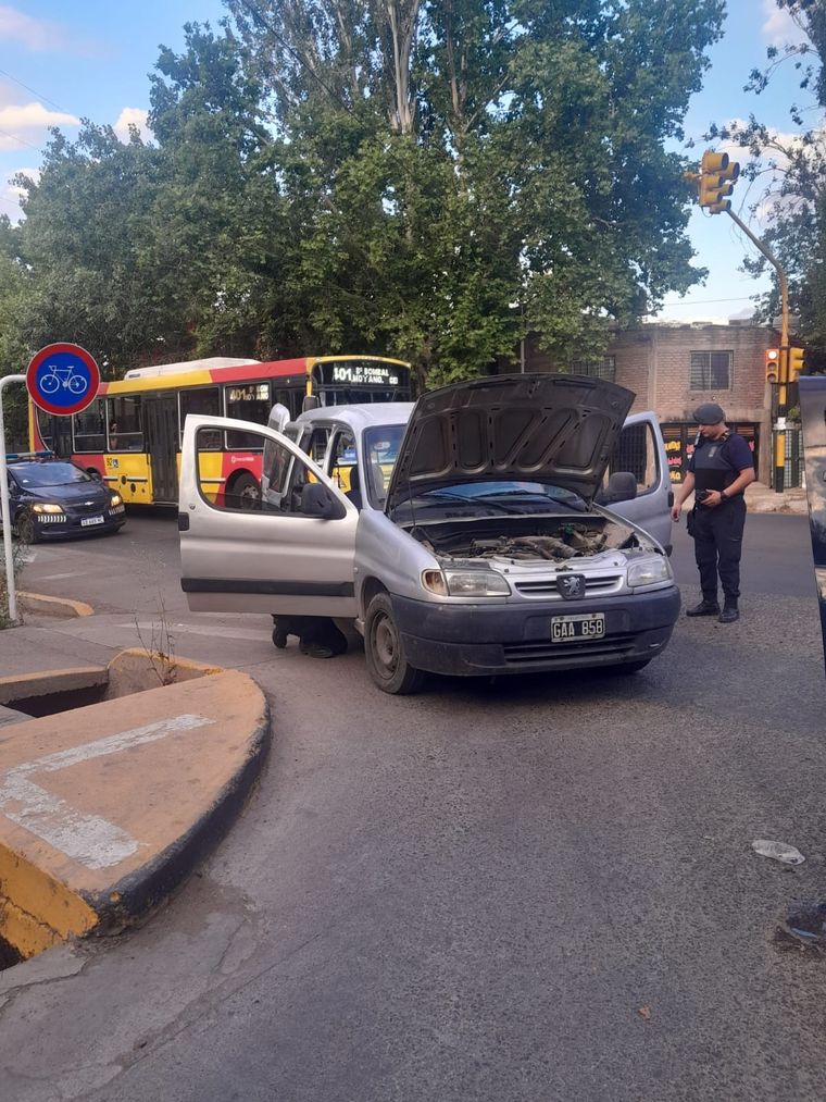 El rodado del acusado. Foto: Ministerio de Seguridad