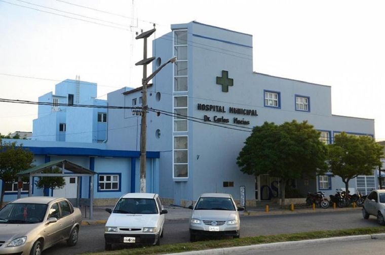 El nosocomio donde quedó internado el trabajador.