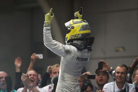 La victoria de Nico Rosberg en 2012 devolvió a Mercedes a la cima de la Fórmula 1. La victoria de Nico Rosberg en 2012 devolvió a Mercedes a la cima de la Fórmula 1.