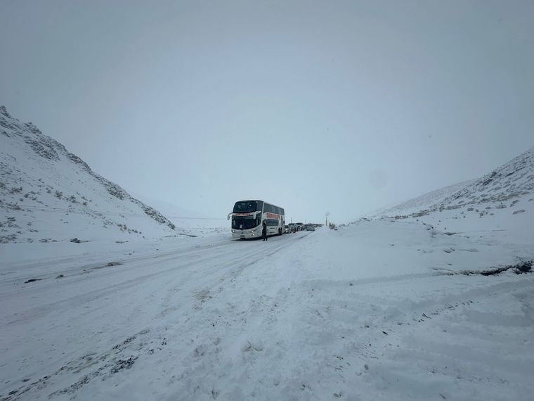 Las Leñas con afecciones en su ruta Foto: Gendarmería Nacional