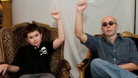 El artista y su hijo. El artista y su hijo.