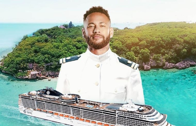 Neymar lanzó un proyecto que incluye viajes alocados en crucero Foto: MSC