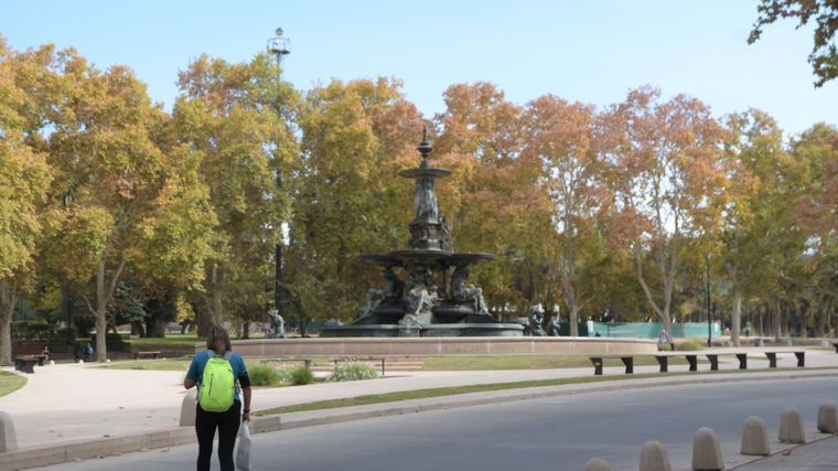 La Fuente de los Continentes, una de las zonas apuntadas para hacer peatonal. La Fuente de los Continentes, una de las zonas apuntadas para hacer peatonal.