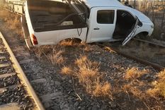 Una de las imágenes del accidente Foto: Ministerio de Seguridad