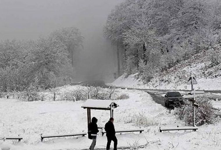 Nieve y mucho frío en Europa.