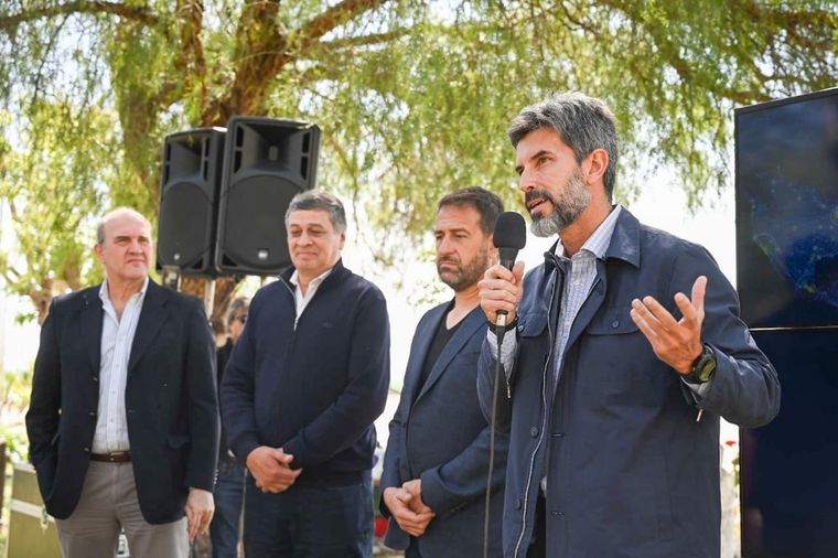 Agustín Aguerre, Daniel Orozco, Mario Isgró y Ulpiano Suarez Foto: Ciudad de Mendoza