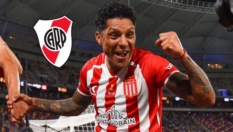 El mediocampista anunció que se va del Pincha. Gallardo piensa en repatriarlo y en el Millonario se ilusionan con su regreso. Foto: @LigaAFA