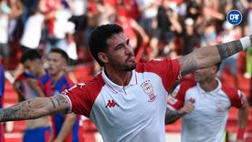 La bronca de Fabio Pereyra con el árbitro Echavarría pese a la clasificación de Huracán. La bronca de Fabio Pereyra con el árbitro Echavarría pese a la clasificación de Huracán.