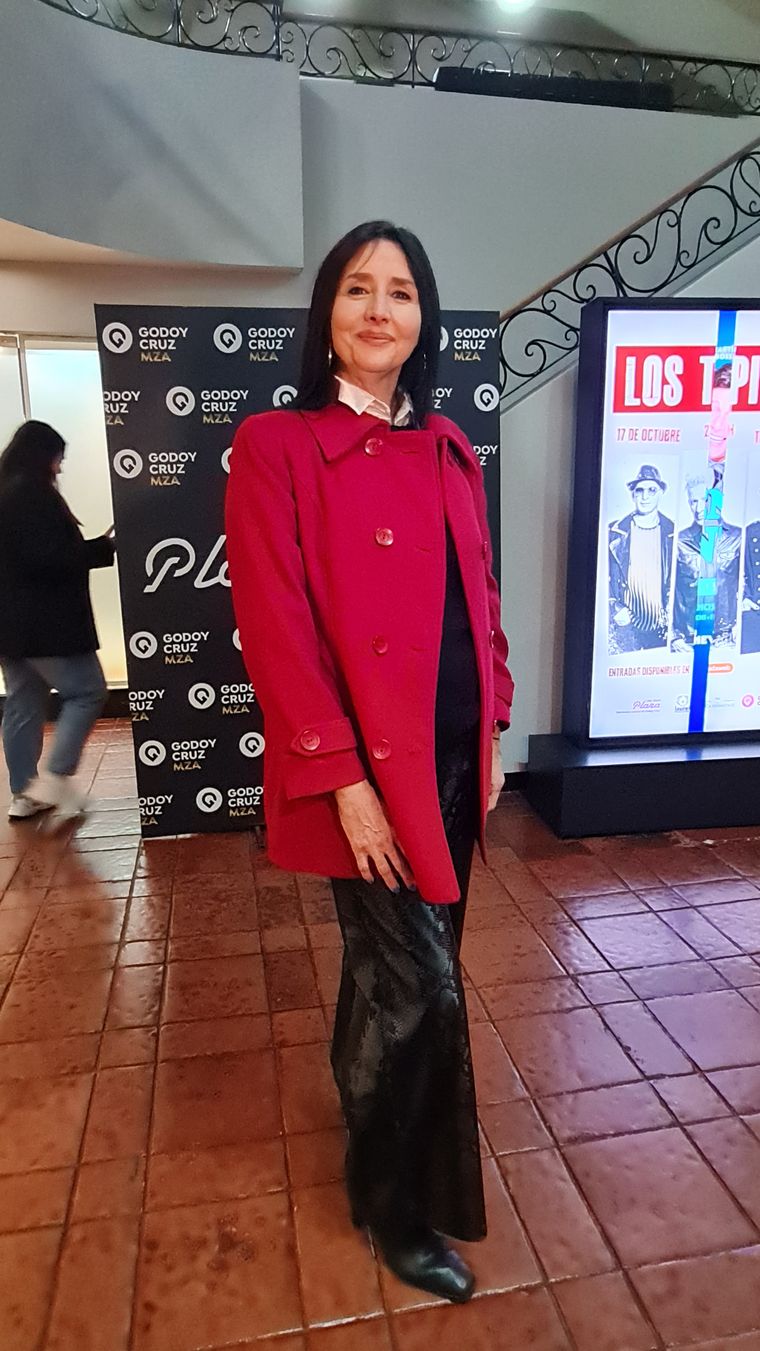 Gladyz contó que es su primera vez en un evento de estas características.