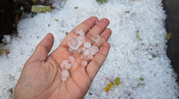Las tormentas podrían estar acompañadas de caída de granizo Foto: Shutterstock