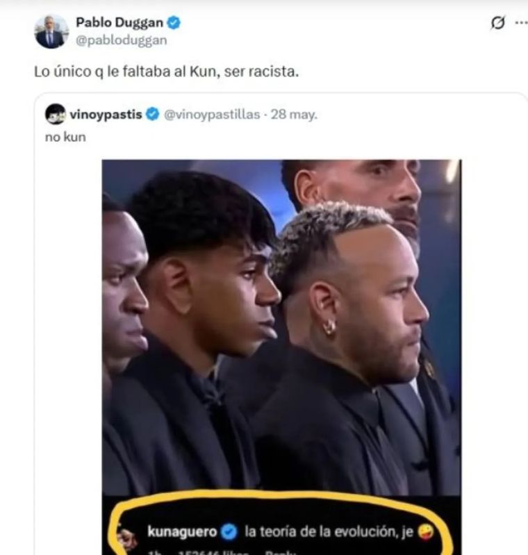 La fake news que difundió el periodista en la red social. La fake news que difundió el periodista en la red social.
