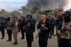 Una de las milicias más grandes, las Fuerzas Populares, opera cerca de la ciudad sureña de Rafah.