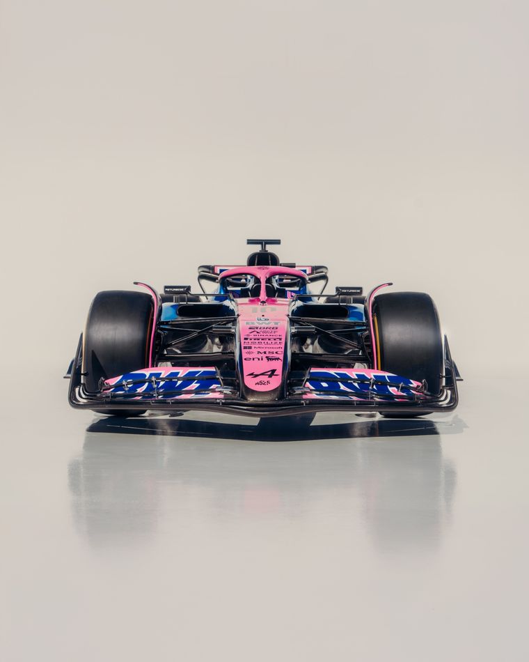 El A525 que Alpine presentó en Londres. Foto: @Alpine F1Team