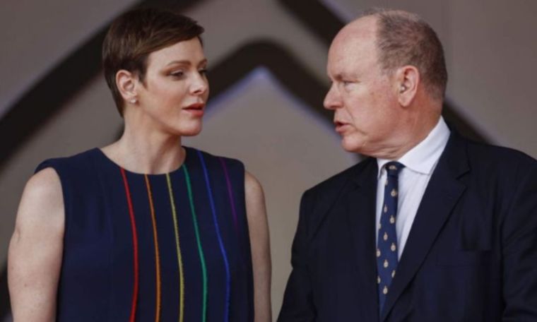 Alberto II y Charlene de Mónaco.