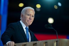 Biden abandona la presidencia con el acuerdo en sus manos Foto: EFE