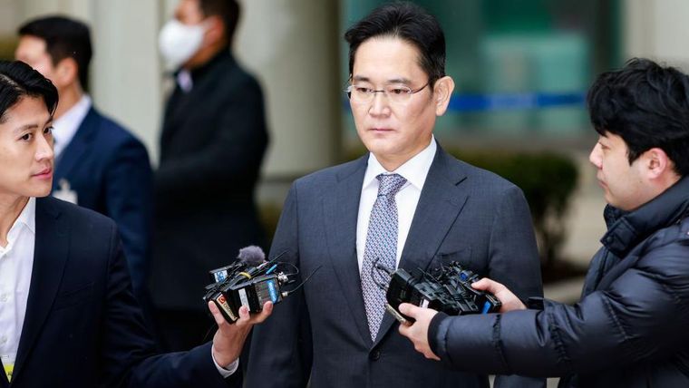 Lee Jae-yong, el actual presidente de Samsung.