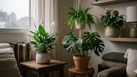 Las plantas para el interior. Fuente: IA Gemini. Las plantas para el interior. Fuente: IA Gemini.