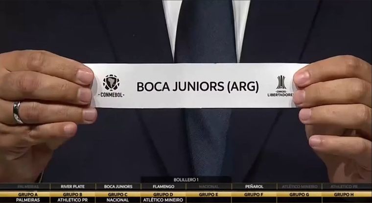 Se conocieron los grupos de la Libertadores 2022 y Boca tendrá un grupo complicado.