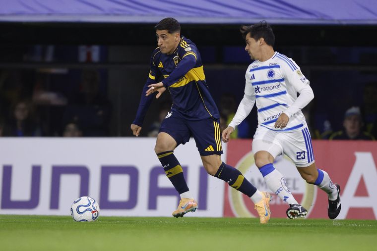 Boca recibe a Cruzeiro en la Bombonera.