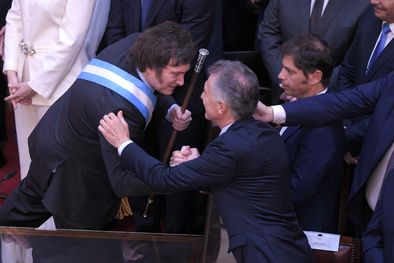 MDZol | Javier Milei y Mauricio Macri están cada vez más distanciados. Foto: Télam